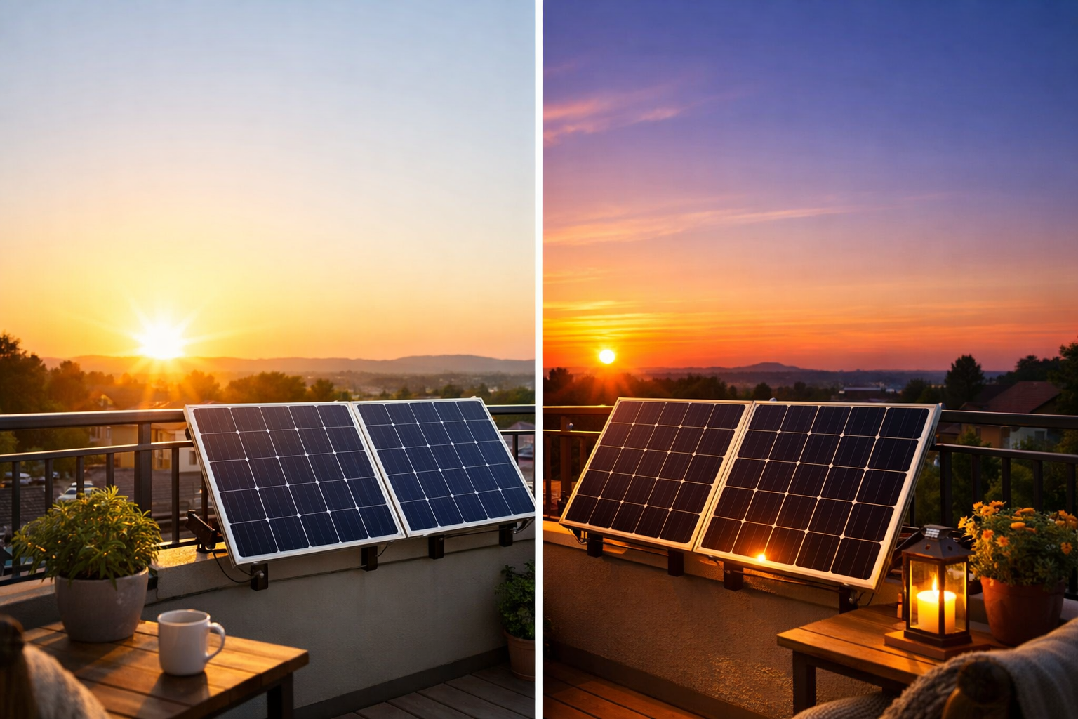 Balkonkraftwerk: Morgens oder abends – wann bringt Solarstrom wirklich was?