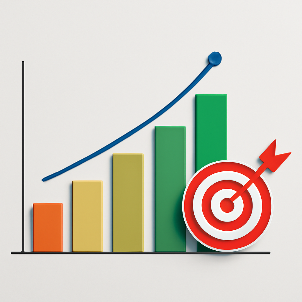Diagramm Erträge vs. Ziel