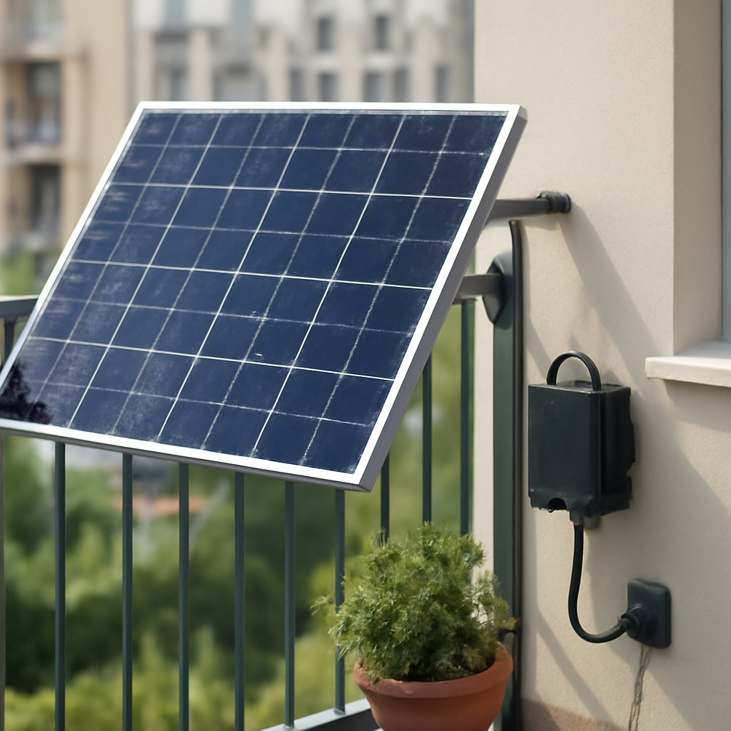 Balkonkraftwerk mit belegtem Lastprofil