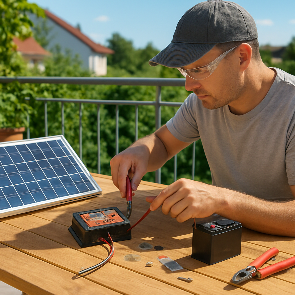 DIY-Solarprojekt: Mobile Ladestation im Sommer