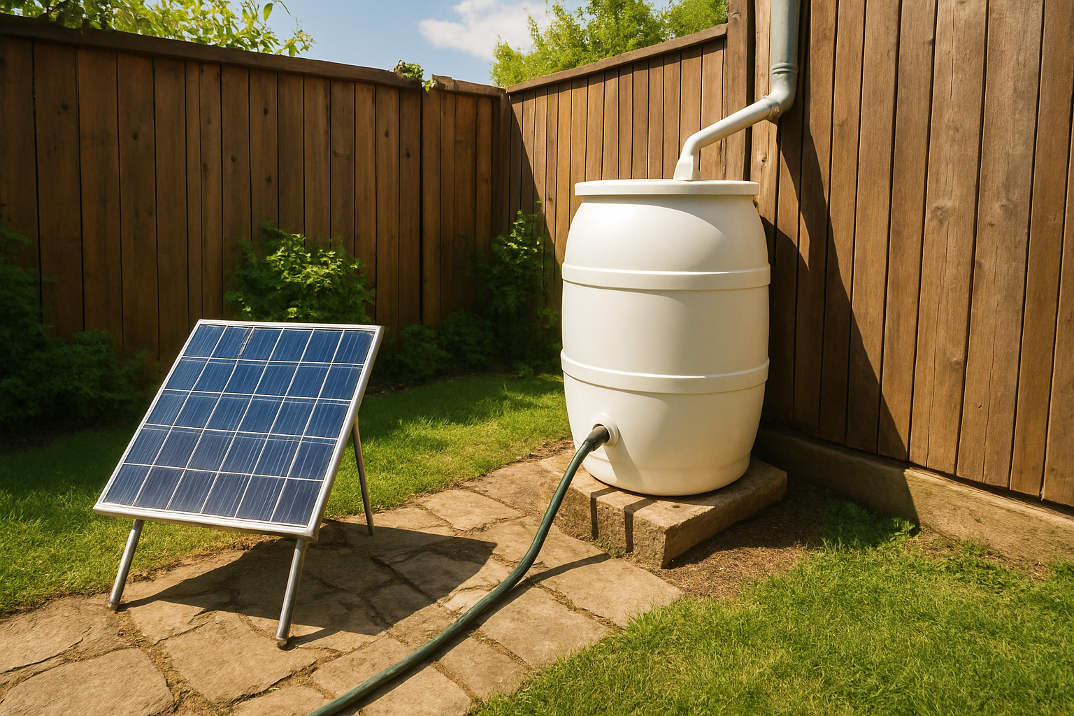 Solarbetriebene Regenfasspumpen: Praxisleitfaden mit konkreten Daten, Sicherheit und ROI