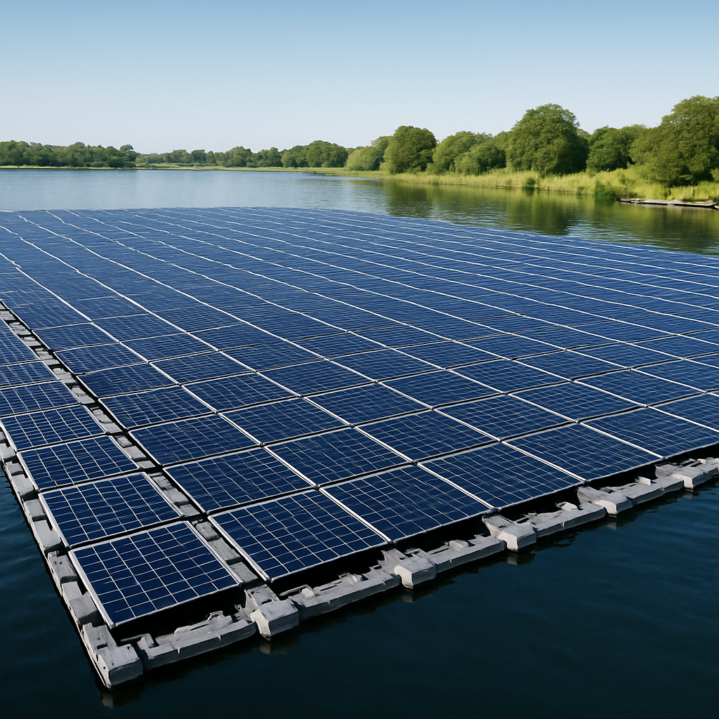Schwimmende PV-Kraftwerke als Blaupause für 2028
