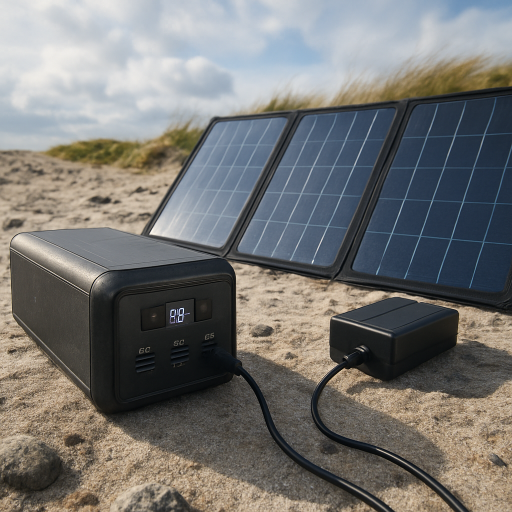 Powerbanks speichern Sonnenenergie für Nacht- oder Wolkendauer.