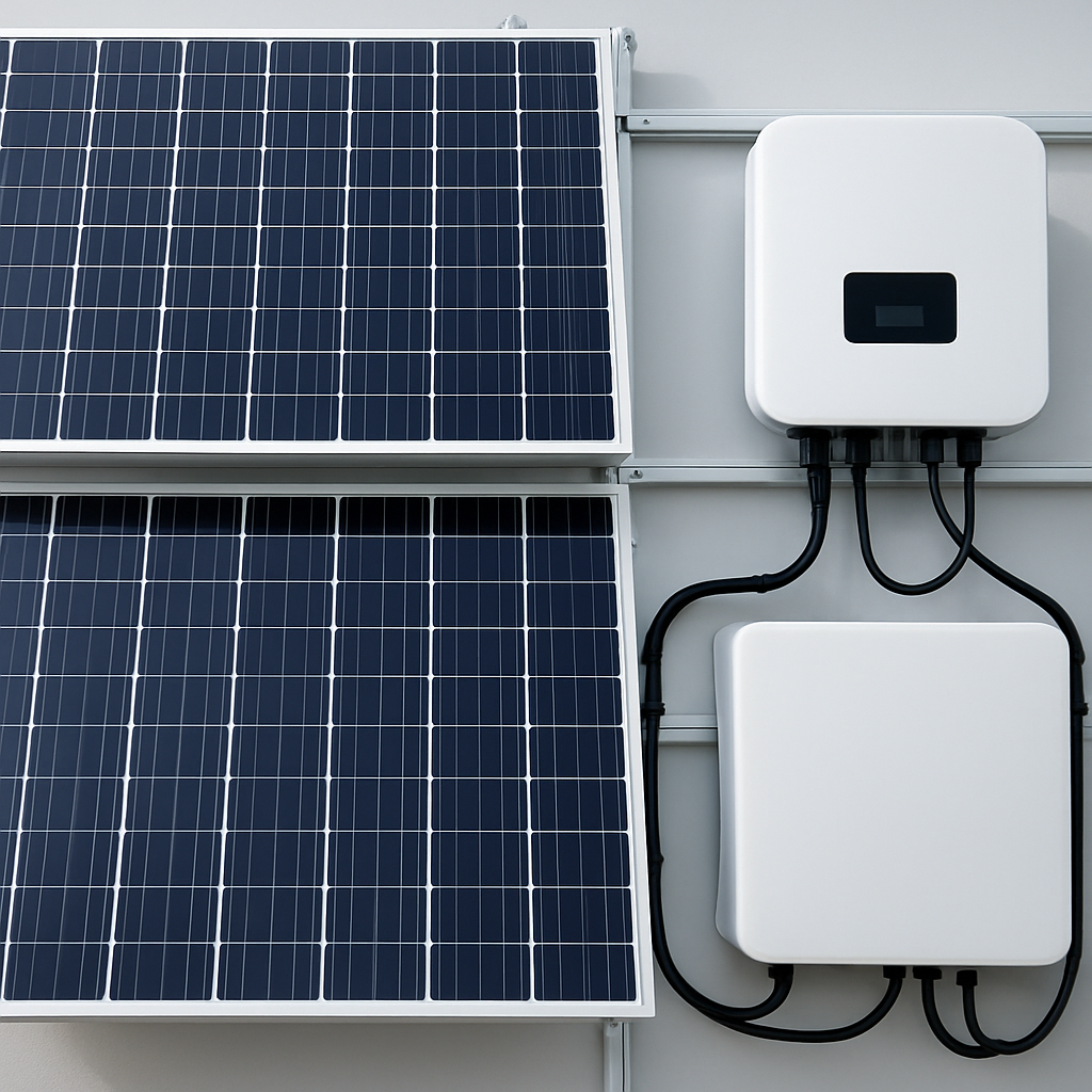 Harmonisch abgestimmte Module, Wechselrichter und Speicher