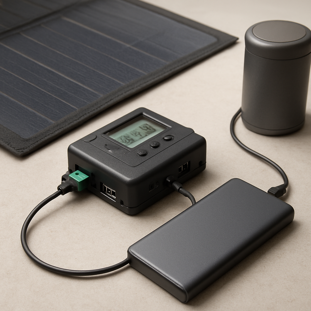 MPPT-Regelung stabilisiert USB-Ladeleistung bei Restlicht