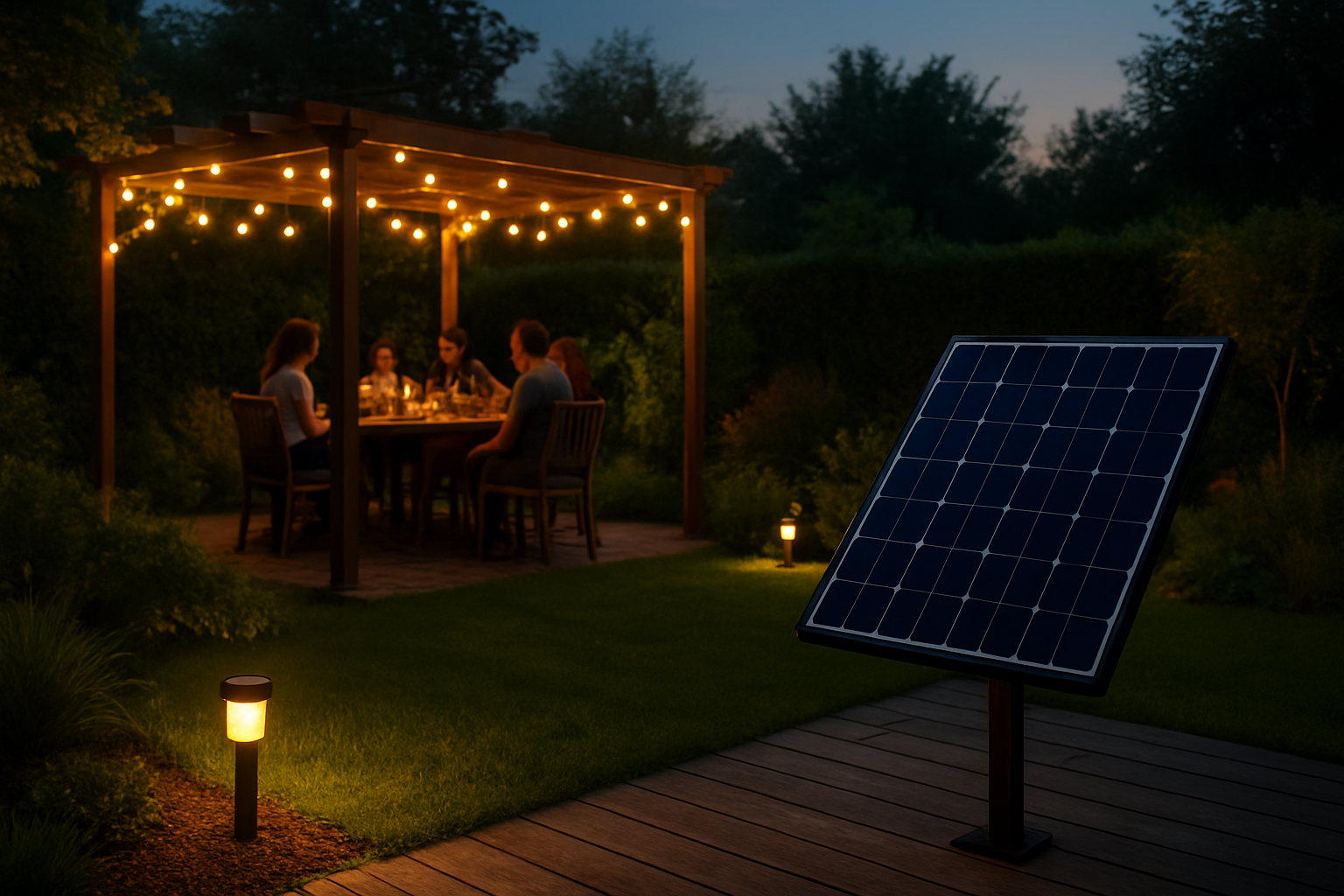 Solarleuchten für Gartenparty: Kompakter Guide zu stimmungsvoller, autarker Außenbeleuchtung
