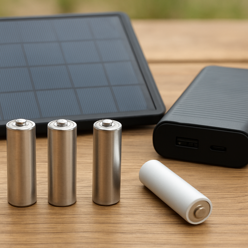 Verschiedene Batterien und Speicherlösungen im Überblick