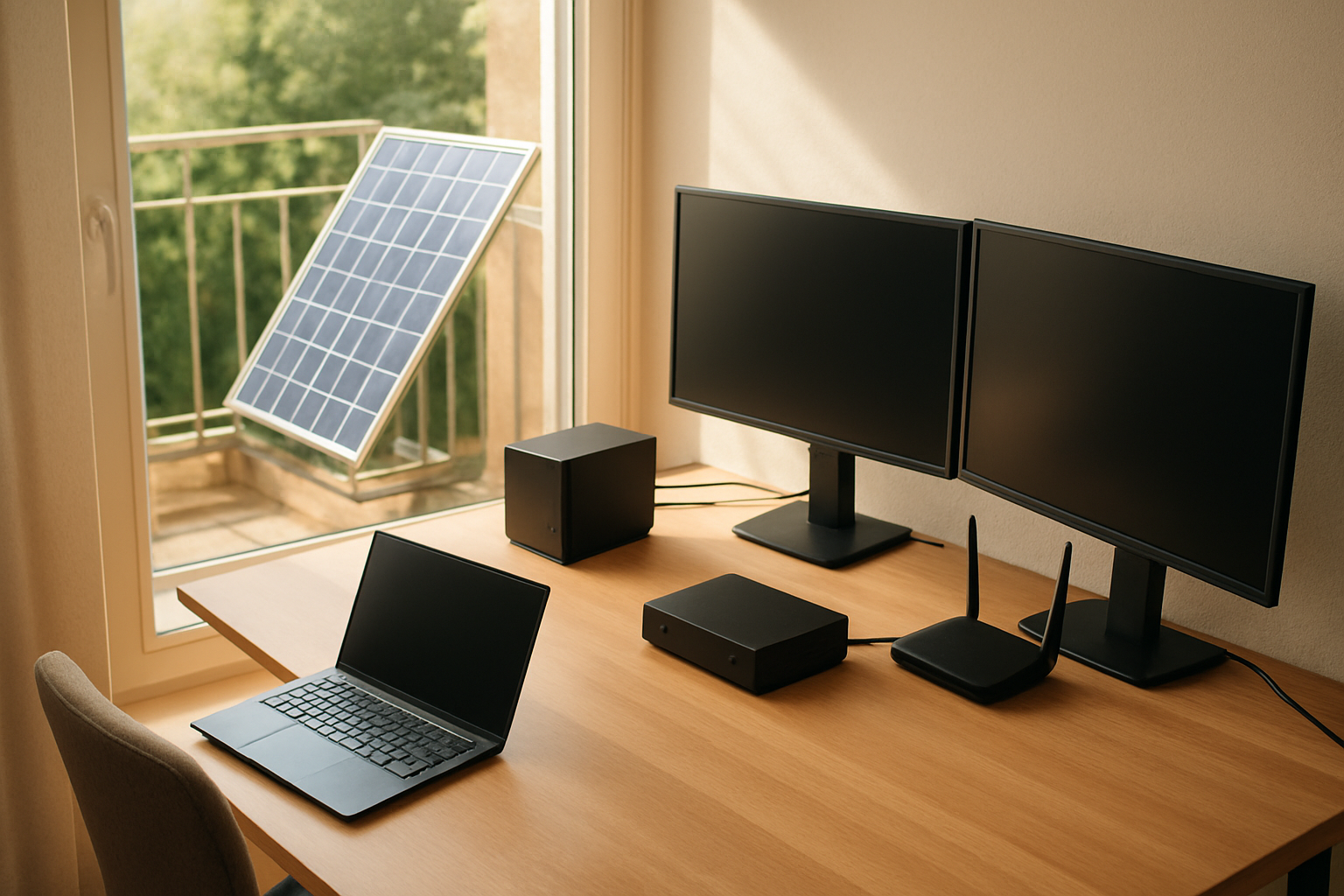 Balkonkraftwerk + Router, Server, NAS tagsüber: Praxisleitfaden für optimalen Eigenverbrauch