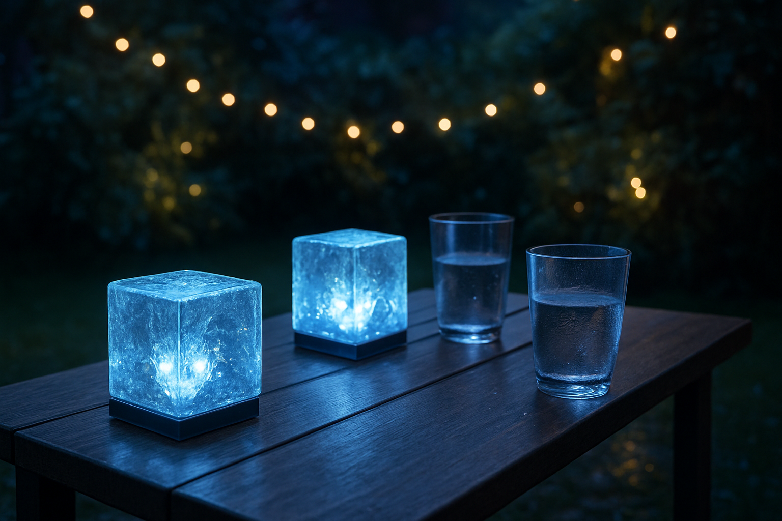 Solareiswürfel‑Leuchte DIY: Party‑Atmosphäre mit selbstgebauten Glas‑Lichtwürfeln