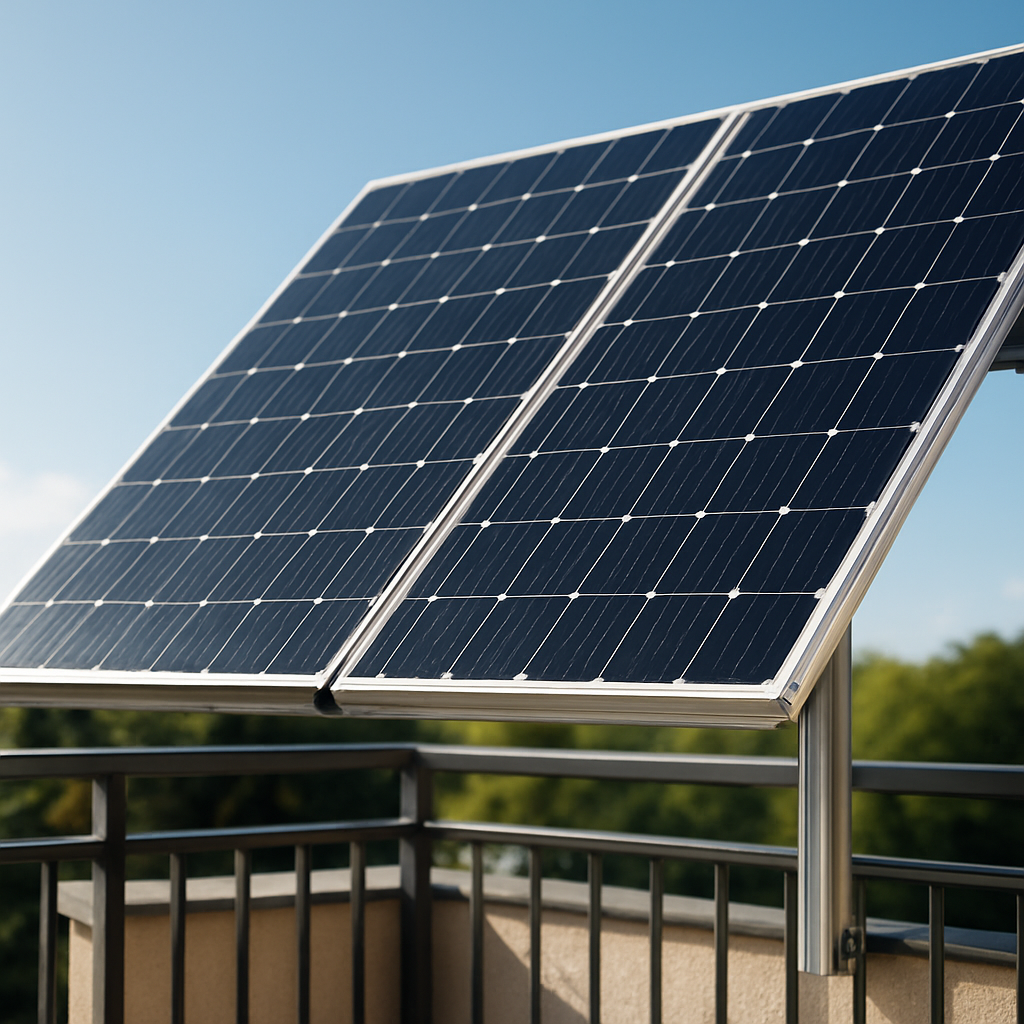 Module im heißen Sonnenlicht, Hitzefokus