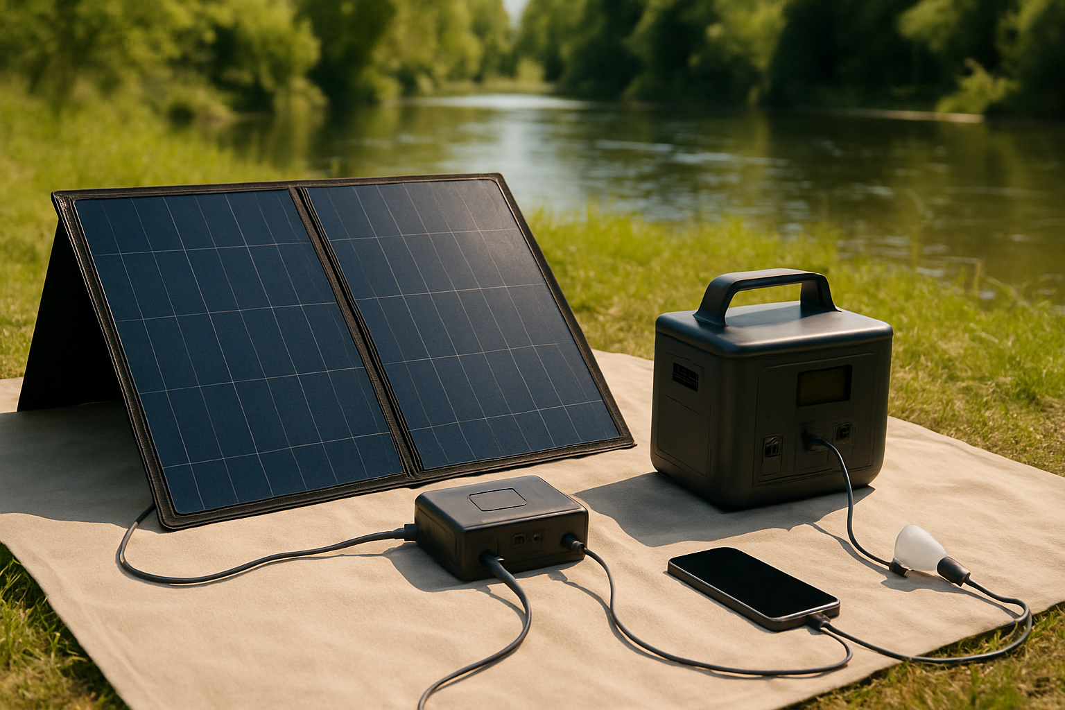 Solar‑Picknick‑Box mit Licht bauen: Tragbares PV‑Set für autarke Outdoor‑Energie
