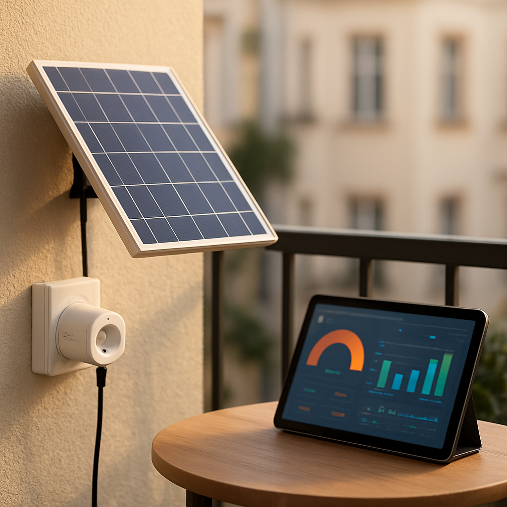 Plug-and-Play-Messung am Balkon für Ertrag