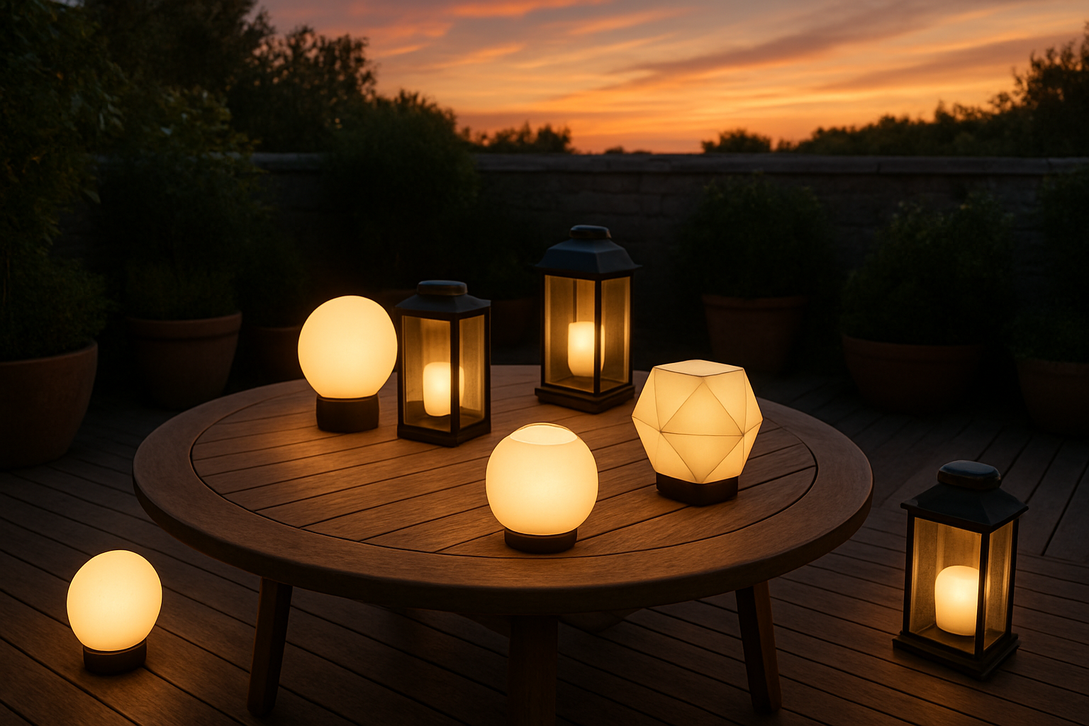 Solarbetriebene Tischlampen im Outdoor-Bereich: Design, Technik und Praxis-Guide