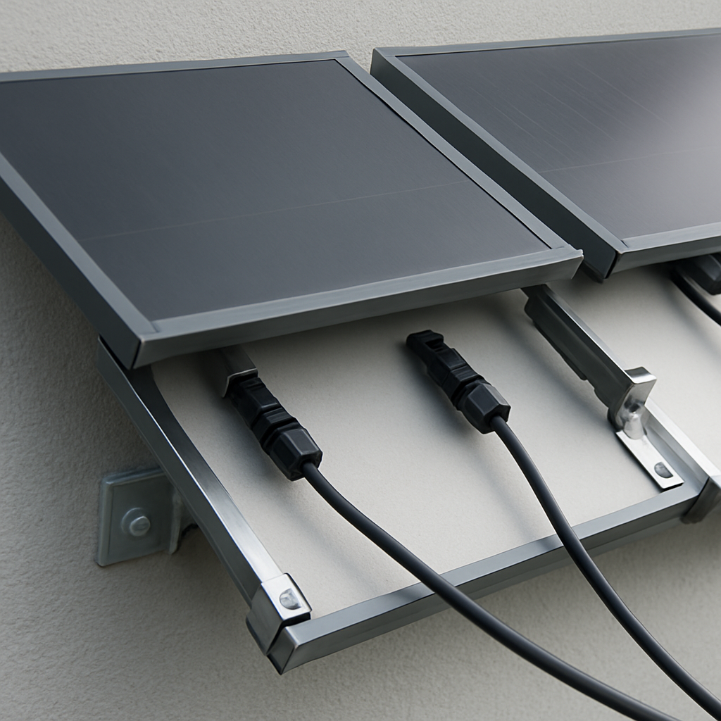 Rückseite mit Luftkanal hinter Modulen